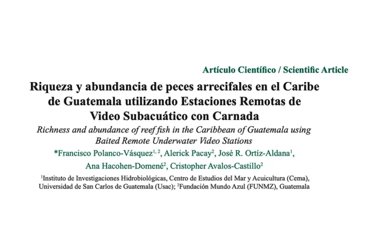 Riqueza y abundancia de peces arrecifales en el Caribe de Guatemala utilizando Estaciones Remotas de Video Subacuático con Carnada
